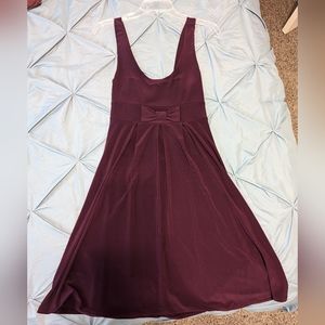 Body Central Plum Purple Sleeveless Scoop Neck Dress - Size Small